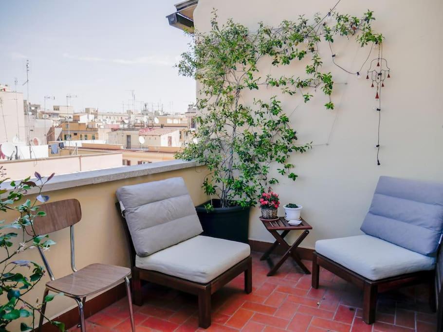 Beautiful Penthouse With Terrace Near The Centre Roma Exterior foto